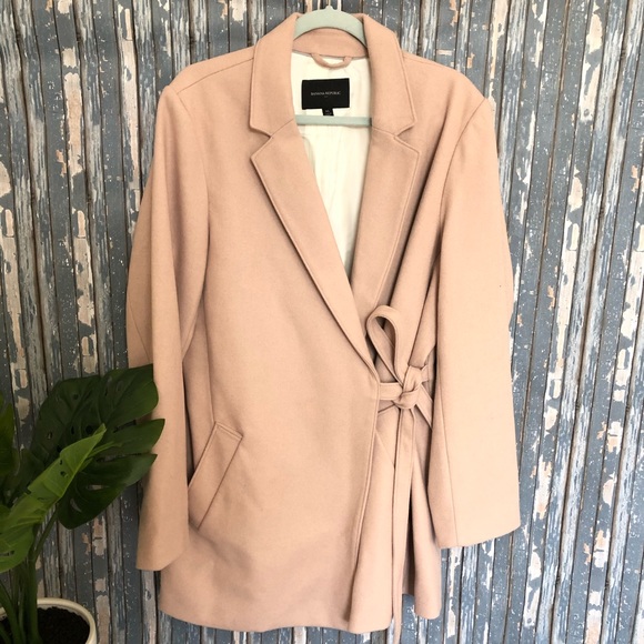 Banana Republic Jackets & Blazers - Blush Pink Wool jacket size XL banana republic
